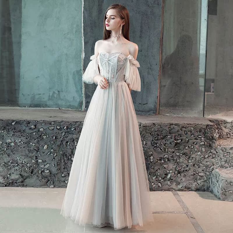 Bridesmaid Dresses 2019 new pattern Banquet Annual meeting host birthday Engagement Arts exam have more cash than can be accounted for one wordin the Women's clothing/Boutique , Wedding/Cheongsam/Formal dress , Formal dress/Evening category - from Buy2taobao.com to provide professional Taobao agent buy service