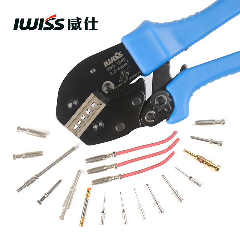 iwiss Aviation terminal Crimping pliers Hardin pin HD/HDD/HEE connector Plug Crimping pliers 10Ain the Hardware/Tool , Hand Tools , Holding Tools , Crimping Tool category - from Buy2taobao.com to provide professional Taobao agent buy service