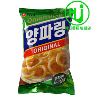  韩国食品 韩国原装进口 韩国膨化 农心原味洋葱圈 70g 超值装