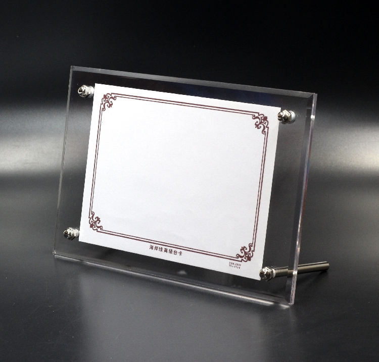 A4 Anyway Acrylic Taiwan card Taiwan card Card tables transparent Billboard Exhibition Authorize medal Photo frame Photo Framein the Home accessories , Frame/Frames category - from Buy2taobao.com to provide professional Taobao agent buy service