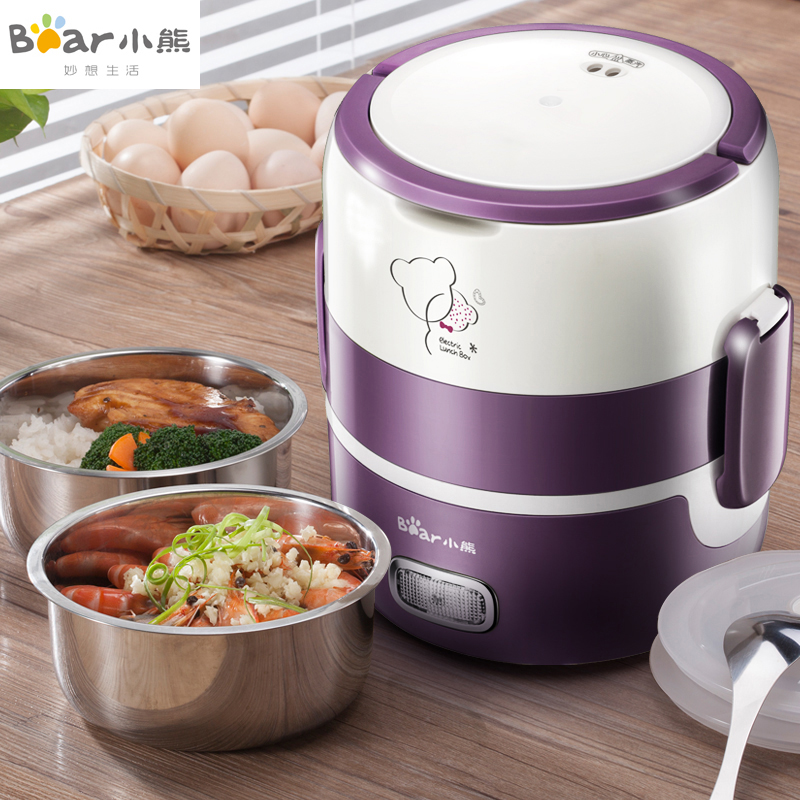 Little Bear Electric boxes double-deck Plug in heat preservation heating Steaming and boiling Stainless steel Electrical boxes Steaming devicein the Kitchen Appliances , Electric boxes category - from Buy2taobao.com to provide professional Taobao agent buy service