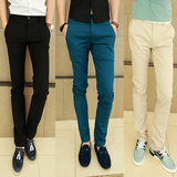 taobao english Spring spring models men's pants Korean fashion Slim trousers, men's casual pants men trousers pants feet