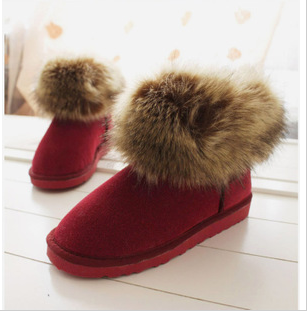 韩版简约复古大毛圈...