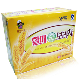  原装出口韩国 韩一奶奶大麦茶原味 袋泡茶(韩国人喝我们的茶)300g