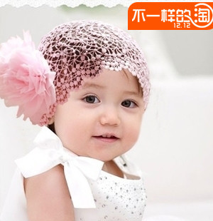  韩版新款婴儿发带女童发饰宝宝发带儿童双花朵头饰蕾丝宽发箍