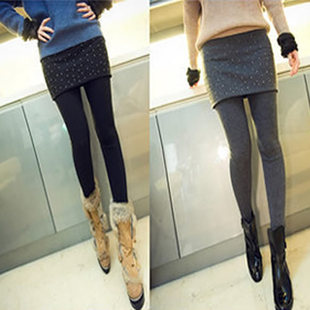  带裙子的打底裤 加绒打底裙裤加厚打底裤裙冬 加绒加厚打底裤裙女