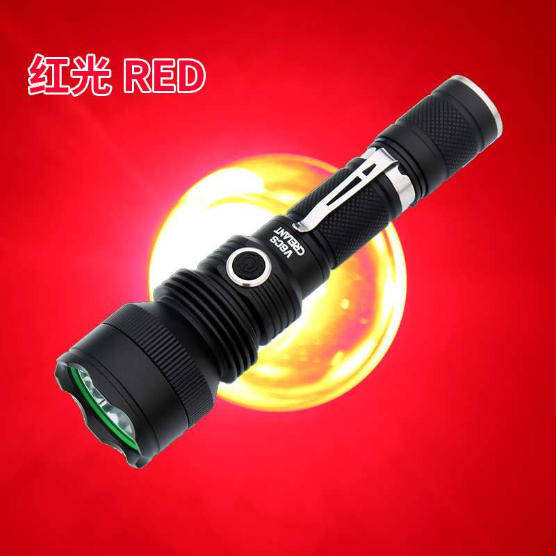 CRELANT凯路达V6CS RED红光强光电筒狩猎灯户外红光照射灯防水在类目 户外/登山/野营/旅行用品, 户外照明, 手电筒中 - 来自Buy2taobao.com提供专业的淘宝代购服务