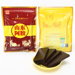  【试吃】正宗山东东阿伊谈春原产阿胶片/传统阿胶块 精装62克包邮