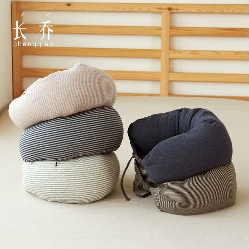 Japanese Ichiban Same item U-shaped pillow knitting pure cotton portable aircraft travel Noon break Sleep Cervical pillow Washablein the Bedclothes , Pillow/Pillow/Pillow/Cervical pillow category - from Buy2taobao.com to provide professional Taobao agent buy service