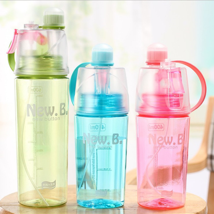 夏季噴霧杯便攜運動戶外水壺創意隨手杯子塑料補水瓶禮品定制logo在類目 餐飲具, 杯子/水杯/水壺, 隨手杯中 - 來自Buy2taobao.com提供專業的淘寶代購服務