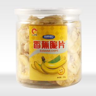  子味罐装 菲律宾香蕉片干 非油炸 水果干 果蔬干美食休闲零食 1罐