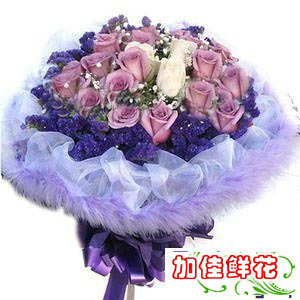 紫玫瑰东台鲜花速递吴江通州花店如东鲜花保税