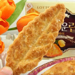  韩国明星最爱 韩剧常见乐天树叶饼干 酥皮饼干 蜂蜜烤制 90(150)g