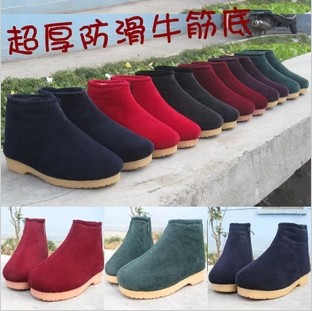 20年老品牌老北京纯手工棉鞋保暖鞋超厚防滑牛筋底高帮鞋老人女男在类目 女鞋, 高帮鞋中 - 来自Buy2taobao.com提供专业的淘宝代购服务