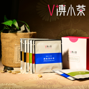  【米折网专享】V博小茶.缤纷装 含大麦茶 苦荞茶 薄荷茶 荷叶茶