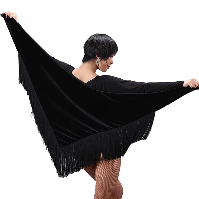 新款拉丁三角巾丝绒升级版流苏动感材质成人拉丁舞练功服丝绒裙|msdalam kategori sukan/Yoga/kecergasan/bekalan peminat, Dance/Aerobik/Gymnastics, tarian Latin, pakaian tarian Latin - dari Buy2taobao.com untuk memberikan perkhidmatan ejen Taobao profesional membeli