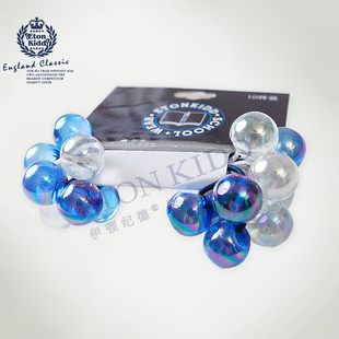  伊顿纪德英伦儿童女童发饰发绳 马尾珠 13I203（10件装）