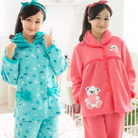 纯棉月子服<em>秋冬</em>加绒<em>加厚孕妇睡衣</em>春秋大码哺乳