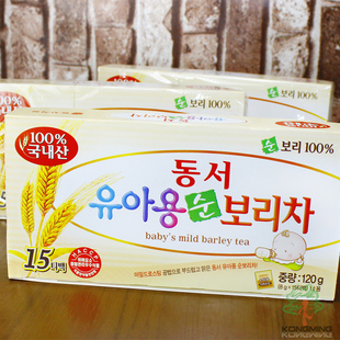  孔明  韩国原装进口 东西婴儿大麦茶 温胃清热 烘焙型 正品120g