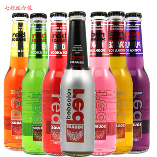  ★实体店洋酒★ 红广场伏特加pk冰锐预调酒（拍一份7瓶）包邮