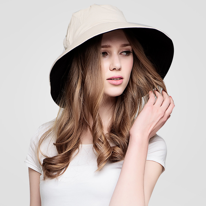 Japan Spring and summer lady UV Visor ultraviolet-proof Foldable light Two-sided Fisherman Sunscreen hatin the Accessories/Leather belt/Hat/Muffler , Hat category - from Buy2taobao.com to provide professional Taobao agent buy service