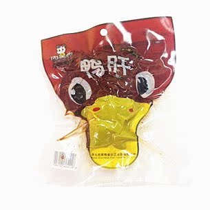  湖北特产 正宗武汉周黑鸭 真空简包鸭肝 150克 不限重