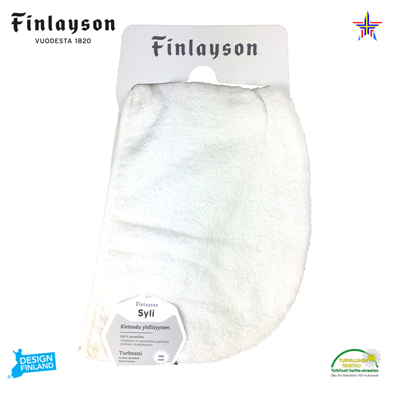 【北歐印象】芬蘭進口Finlayson全棉沐浴包頭巾/幹發帽 加厚速幹在類目 家庭/個人清潔工具, 個人洗護清潔用具, 幹發帽中 - 來自Buy2taobao.com提供專業的淘寶代購服務