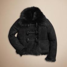 Hong Kong Shopping Burberry Burberry daughter new winter clothing / leather horn button 38307871