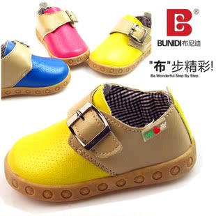  春季布尼迪（503）儿童糖果色炫色PU皮鞋 宝宝鞋 学步鞋 单皮鞋