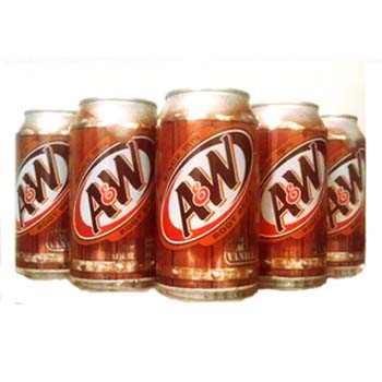 美国进口饮料A&W ROOT BEER 树根原味汽水/乐露啤 12罐送泡沫箱 美国进口饮料A&W ROOT BEER 树根原味汽水/乐露啤 12罐送泡沫箱