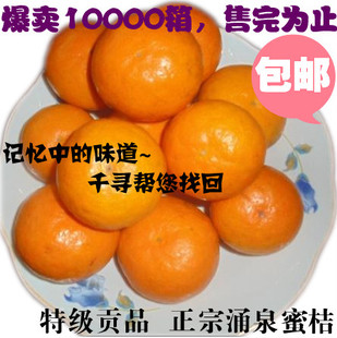  涌泉蜜桔 桔子 柑桔无核蜜橘 新鲜水果 早熟宫川黄岩千寻新年礼物