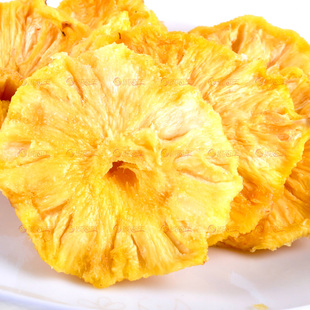  福佰达 顶级菠萝片 凤梨干 精选蜜汁菠萝圈果干 休闲零食 250g