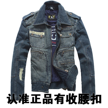 【爱情佘味】<em>加绒</em> 复古<em>牛仔</em>服甄子丹同款<em>外套</em>