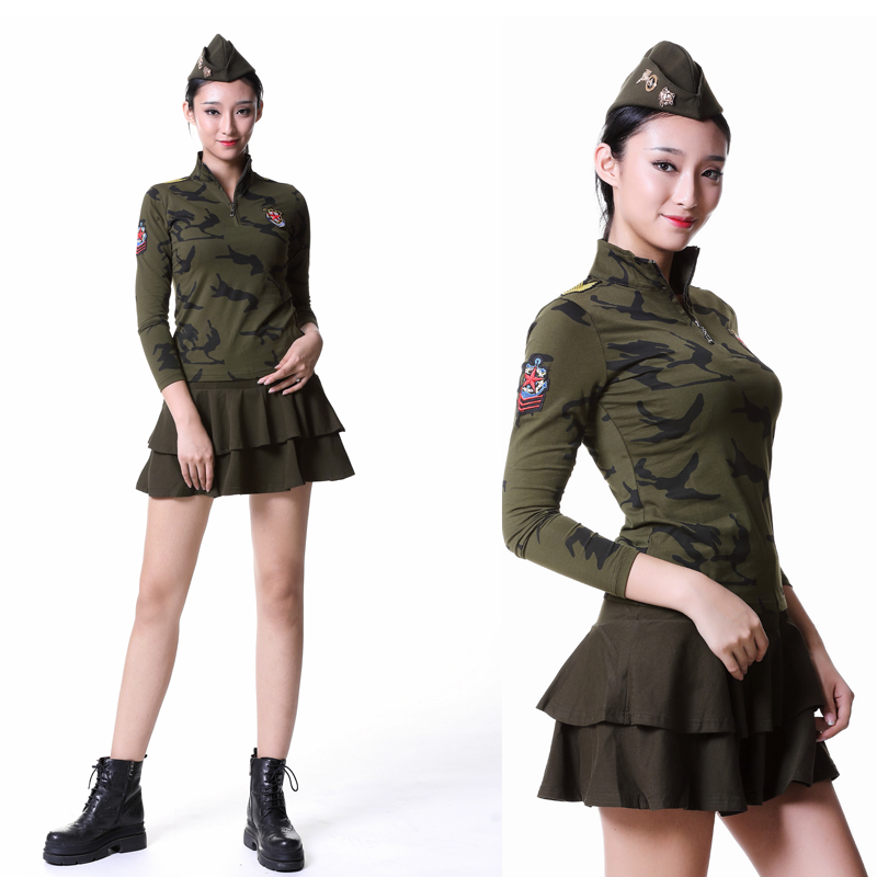 2017秋冬新品水兵舞广场舞表演服长袖女新款拉链立领迷彩服套装在类目 运动/瑜伽/健身/球迷用品, 舞蹈/健美操/体操, 广场舞, 广场舞套装中 - 来自Buy2taobao.com提供专业的淘宝代购服务