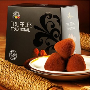  28省包邮比利时Truffles德菲丝松露代可可脂巧克力 黑色传统1000g