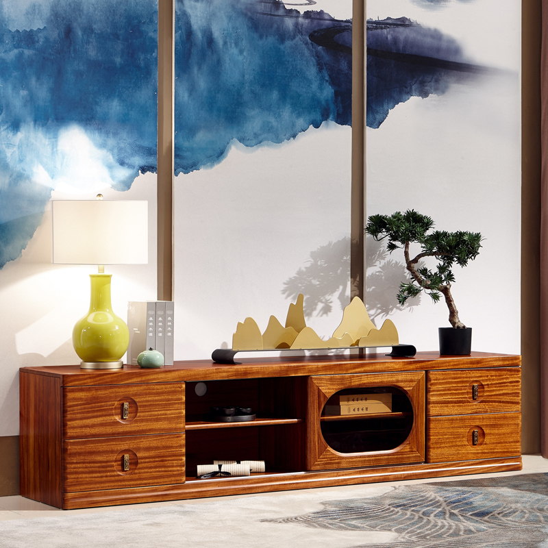 Charm Ya element New Chinese style All solid wood TV cabinet tea table Combination cabinet Watkins Sandalwood a living room modern Simplicityin the Residential furniture , Cabinet , TV cabinet category - from Buy2taobao.com to provide professional Taobao agent buy service