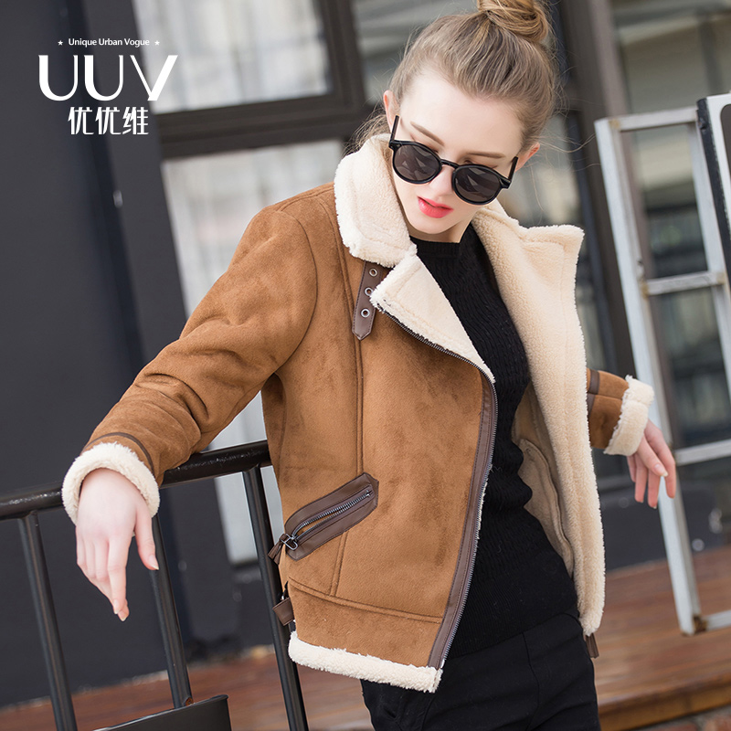 new pattern Korean Edition winter Cotton Lambswool coat thickening Plush have cash less than that is registered in the accounts locomotive Fur integrated Suedein the Women's clothing/Boutique , Cotton/Padded category - from Buy2taobao.com to provide professional Taobao agent buy service