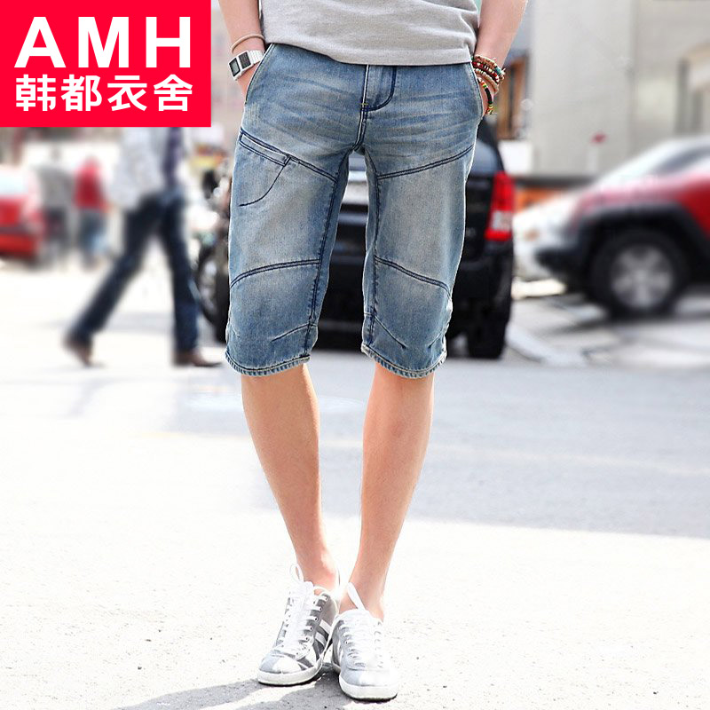 【男装<em>牛仔短裤</em>】_<em>牛仔短裤配什么鞋</em>好看_男