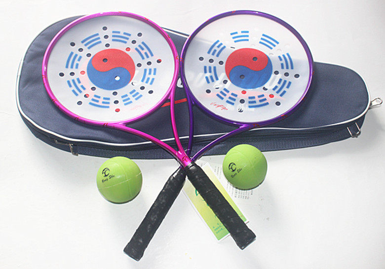 正品榕树牌太极柔力球拍套装带白榕教授签名 一拍一� 470S2�? border=