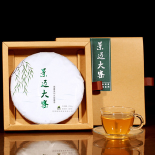  头拨春茶 新益号颂春系列景迈大寨百年乔木古树普洱茶生茶饼