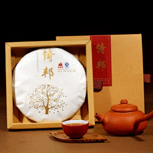  新年巨献 新益号精品五山系列【倚邦】普洱茶 熟茶 七子饼茶200g