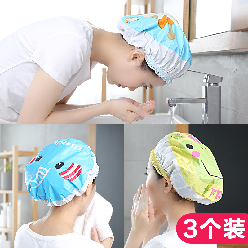 浴帽防水成人女款淋浴洗澡沐浴帽洗头帽可爱头套厨房女士防油烟帽在类目 家庭/个人清洁工具, 个人洗护清洁用具, 浴帽中 - 来自Buy2taobao.com提供专业的淘宝代购服务