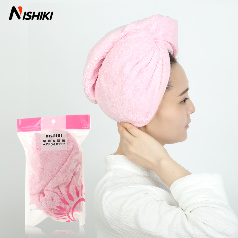 Japan NISHIKI thickening water uptake Dry hair cap Long Shower cap Hair Quick drying towel Turban hatin the Family/Personal Cleaning Tools , Personal care cleaning appliances , Dry hair hat category - from Buy2taobao.com to provide professional Taobao agent buy service