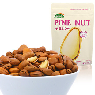  【新农哥】坚果零食 特级东北松子 开口松子168g 5件包邮