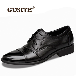  特价清仓透气男士正品真皮鞋子商务正装男鞋头层牛皮鞋系带低帮鞋