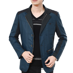  春款与狼共舞男装外套男士夹克春薄款休闲修身版夹克ZA10884