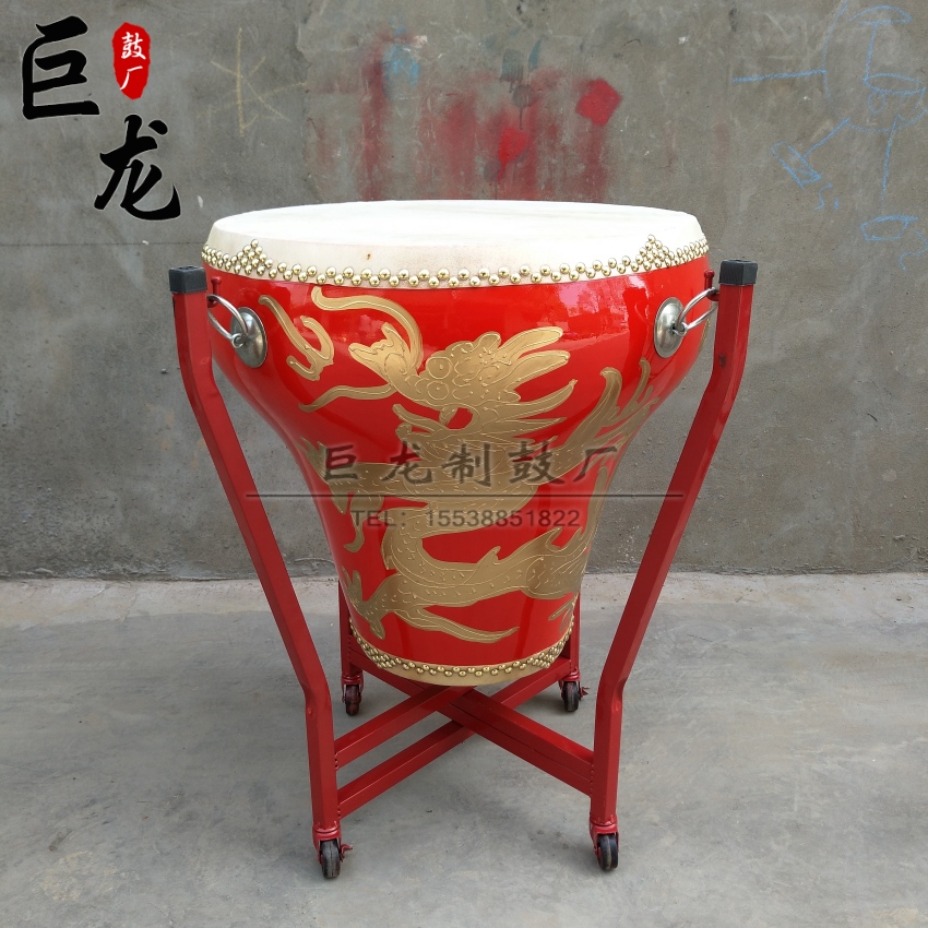 新款16寸18寸牛皮花盆鼓寺院鼓女子舞台表演中國紅鼓威風鼓堂鼓廠在類目 樂器/吉他/鋼琴/配件, 民族樂器, 鼓-民族鼓, 花盆鼓中 - 來自Buy2taobao.com提供專業的淘寶代購服務