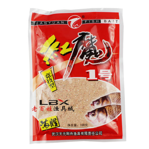 天元 红魔1# 竞技型 100g 鱼饵 饵料浓腥 腥味饵