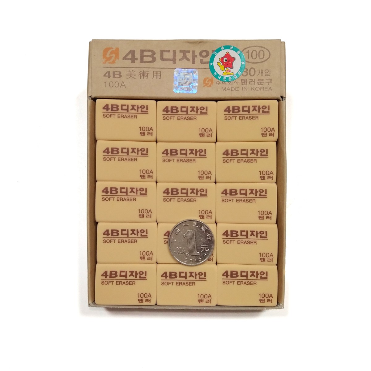 quality goods the republic of korea Tin Lok 4B100A eraser Fine Arts 4B Drawing skin eraser ( 0.5 element/grain)in the Electronic Dictionary/Electronic paper book/Stationery , Everyday school supplies , Eraser category - from Buy2taobao.com to provide professional Taobao agent buy service