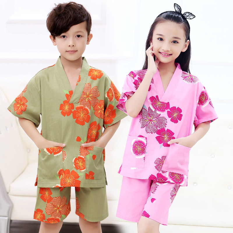 合衣 兒童純棉汗蒸服 男女童和風浴衣親子裝 童裝小孩桑拿浴服T05在類目 居家日用, 毛巾/浴巾/浴袍, 浴裙/浴袍/浴衣中 - 來自Buy2taobao.com提供專業的淘寶代購服務